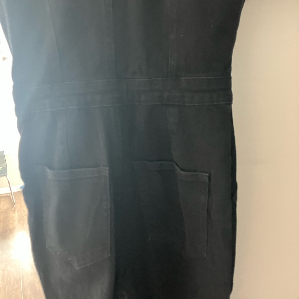 Good American Black denim jumpsuit (jeans) - Picture 4 of 7